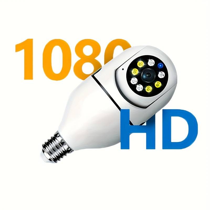 Raxiva-camera securite hd wifi fixation ampoule facile carte memoire 64 go incluse