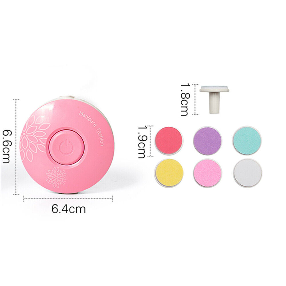 Raxiva-baby nail trimmer with six grinding heads