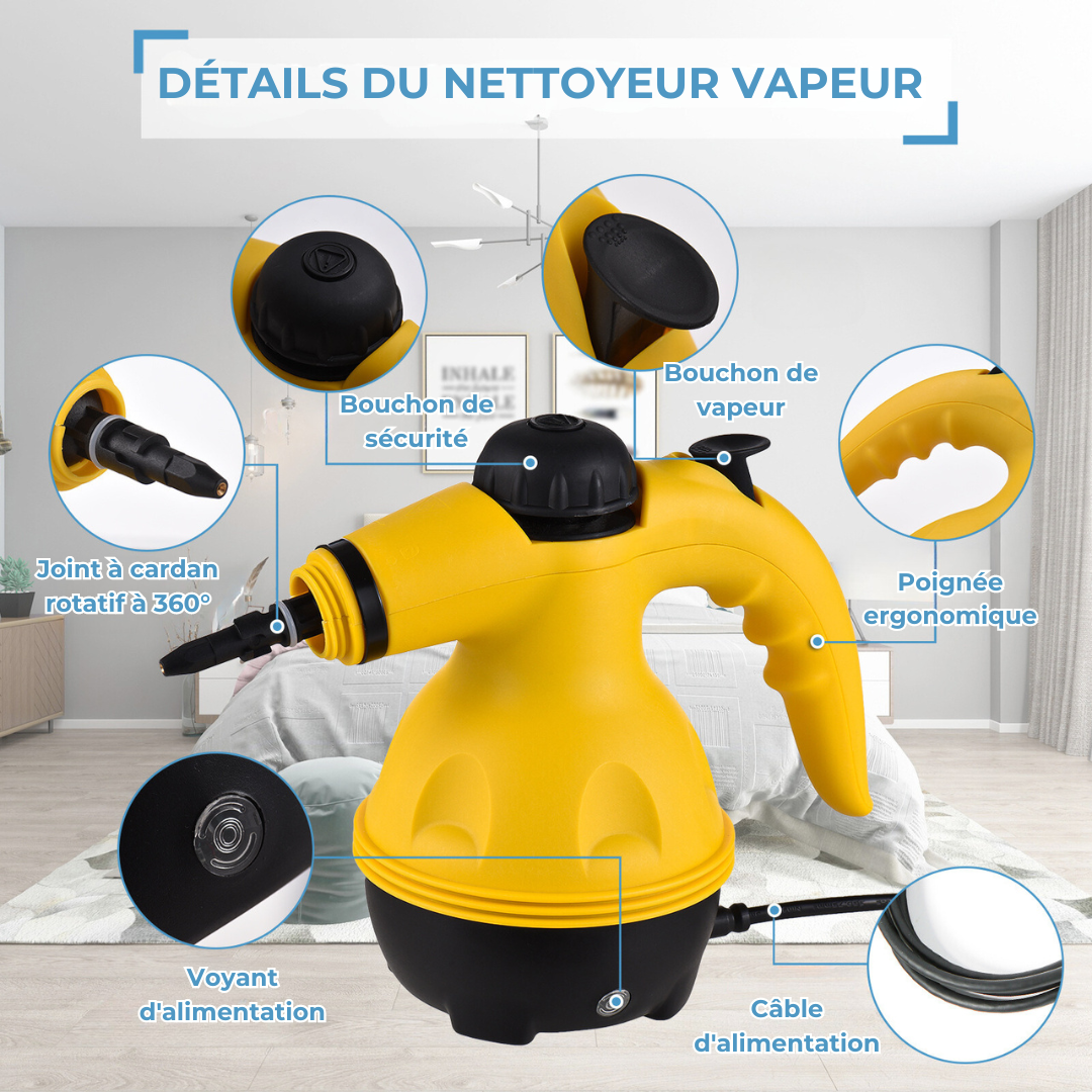 Raxiva-nettoyeur vapeur electrique multi usages outil indispensable nettoyage rapide efficace