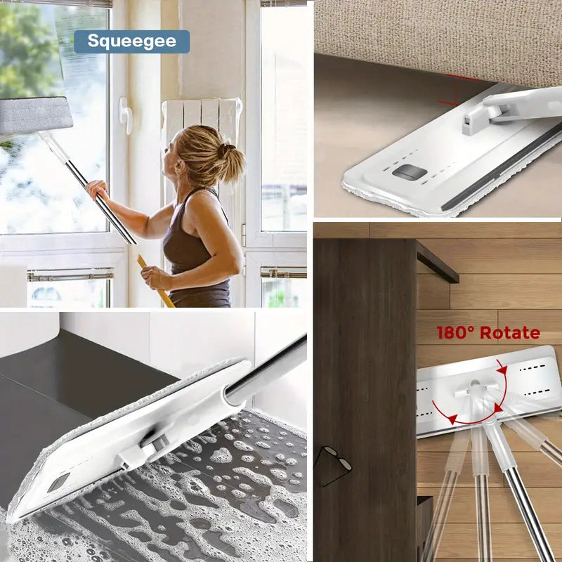 Raxiva-serpilliere 360 avec seau essoreur 1 incluse