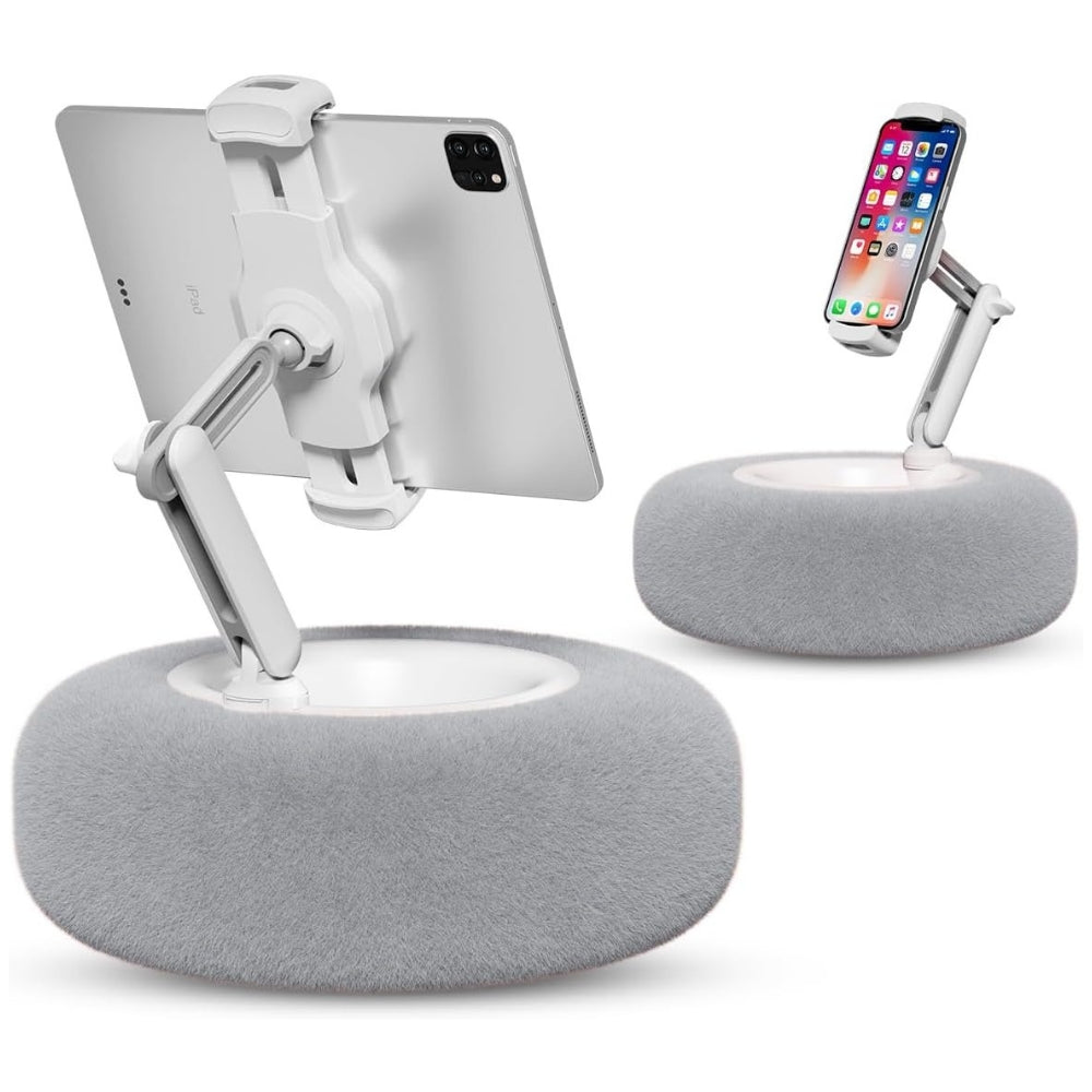 Raxiva-fuzzy pillow phone holder and snack bowl