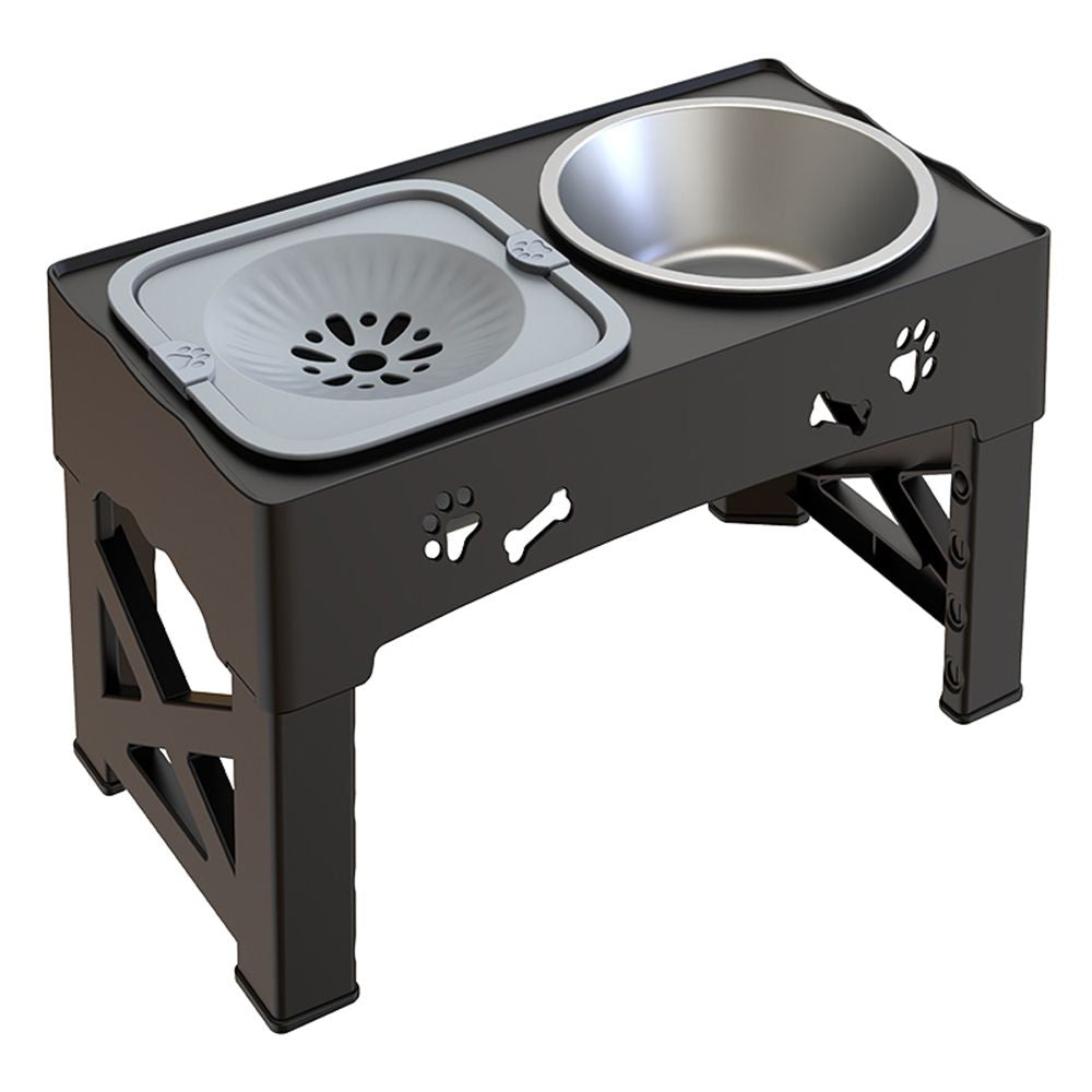 Raxiva-raised adjustable slow feeder for dogs