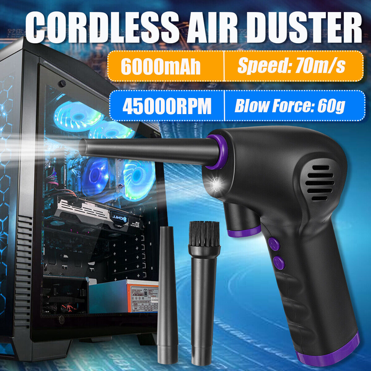 Raxiva-cordless air blower