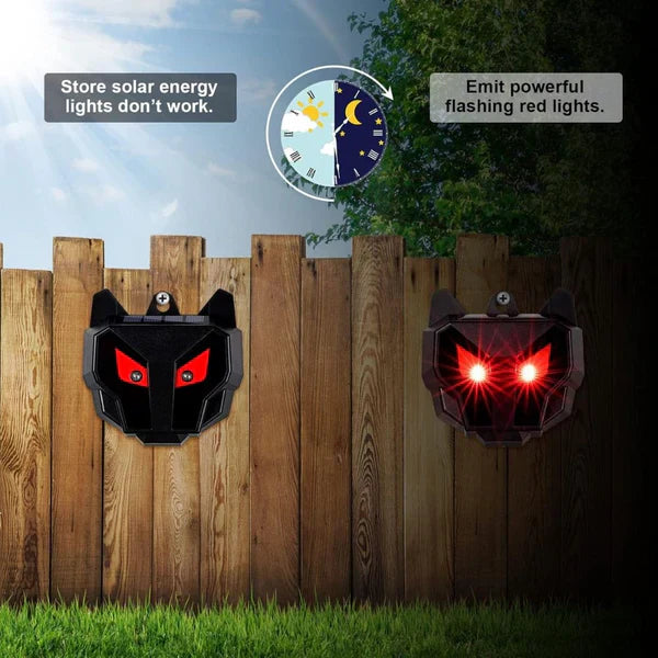 Raxiva-solar powered outdoor nighttime animal repeller 2pcs