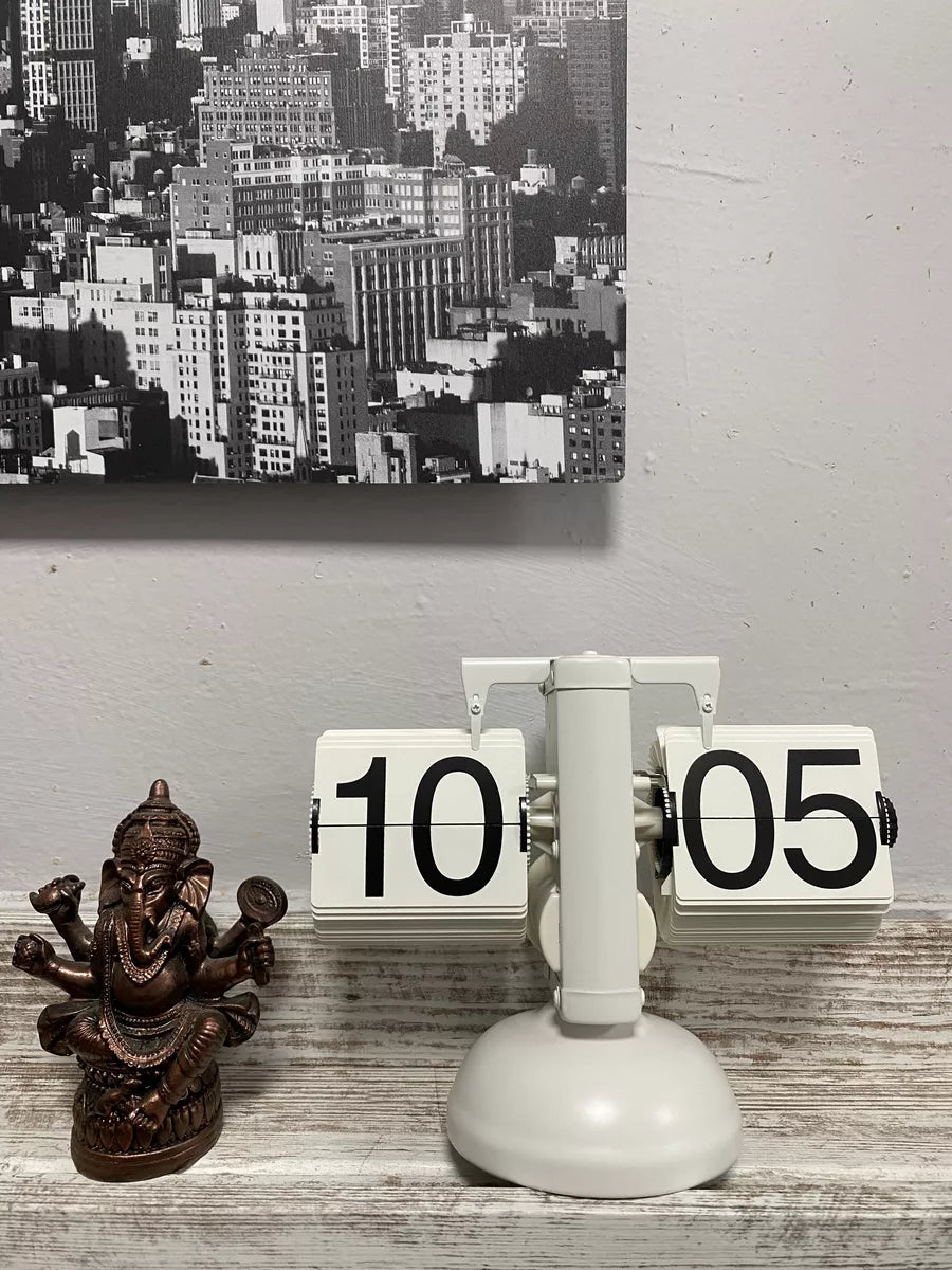 Raxiva-horloge vintage flip l elegance du temps