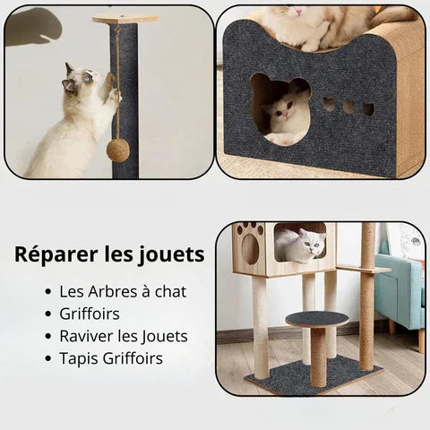 Raxiva-tapis griffoir autocollant protegez vos meubles faites plaisir chat