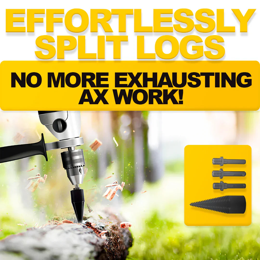 Raxiva-wood log splitter drill bit