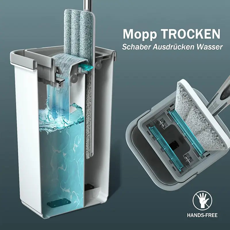 Raxiva-serpilliere 360 avec seau essoreur 1 incluse