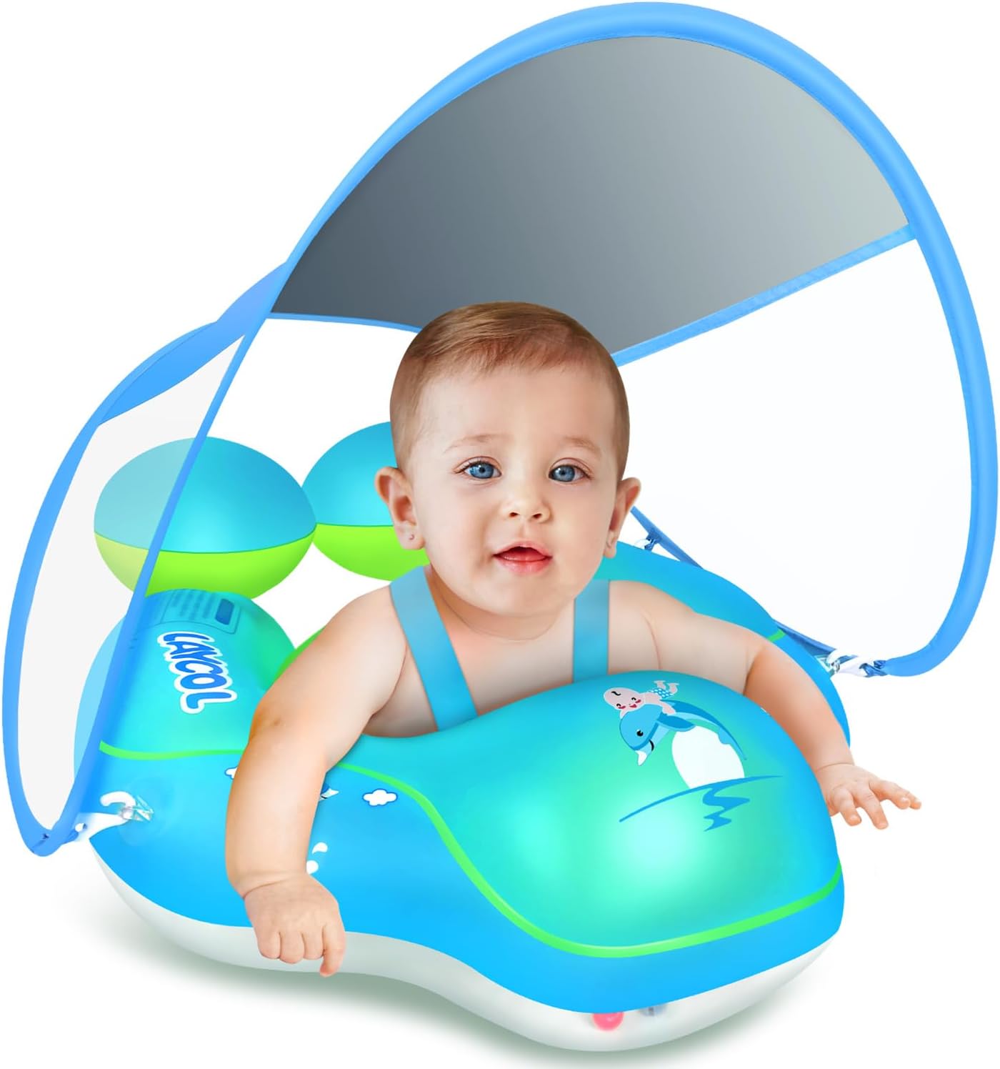 Raxiva-baby swim float with canopy