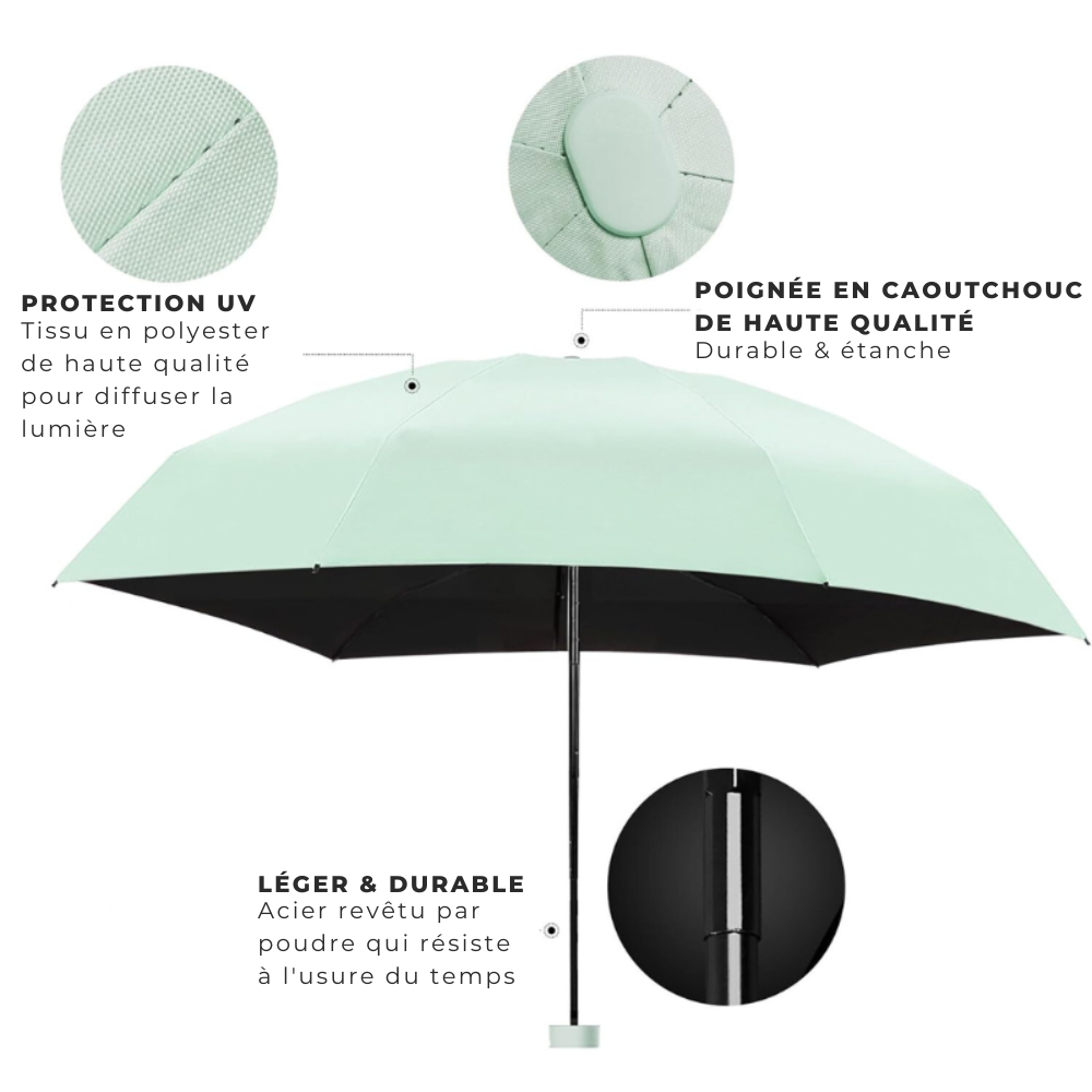 Raxiva-parapluie compact arme secrete contre pluie