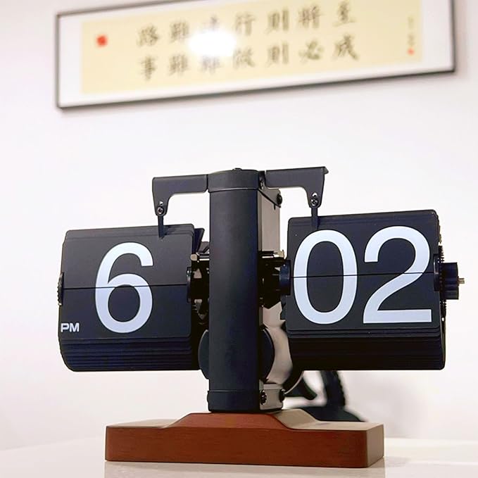 Raxiva-horloge vintage flip l elegance du temps