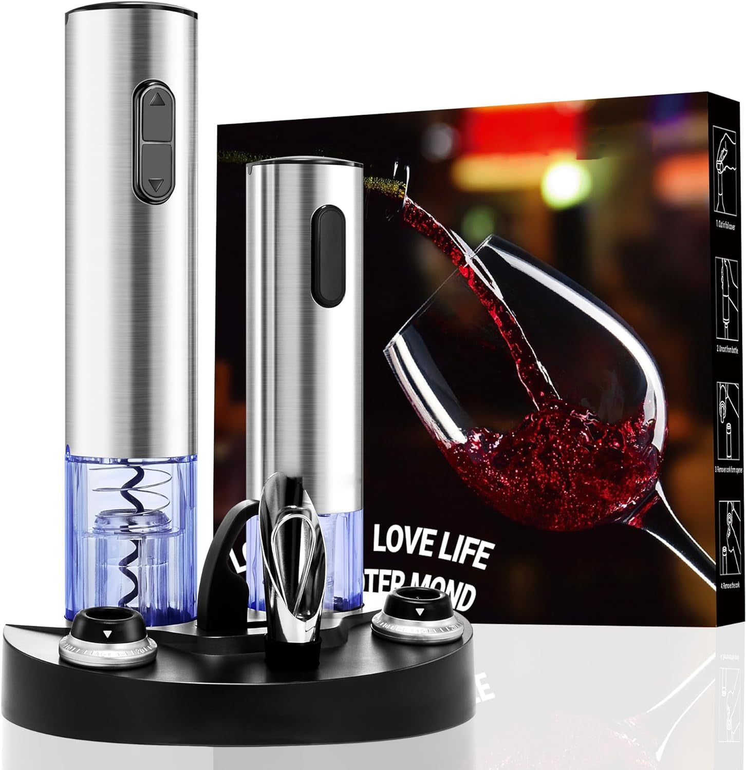Raxiva-automatic electric wine bottle opener