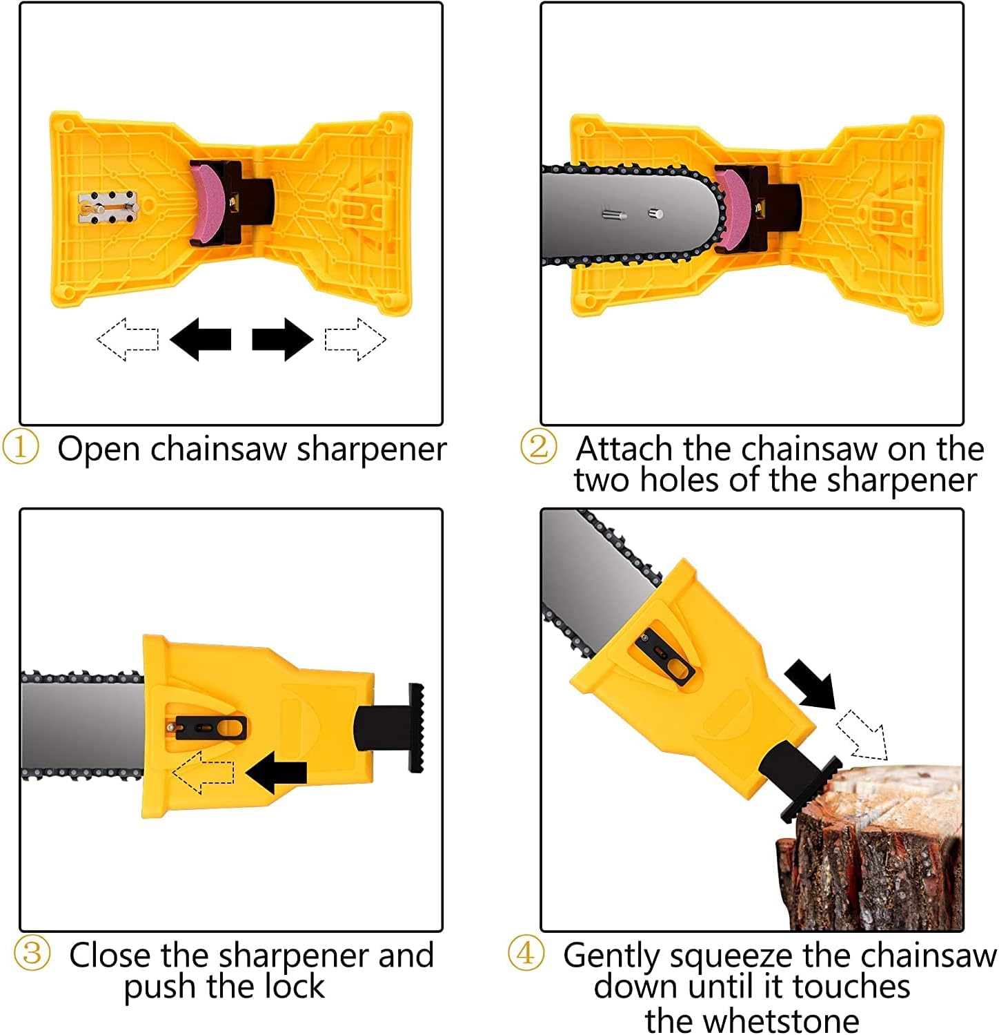 Raxiva-chainsaw tooth sharpener