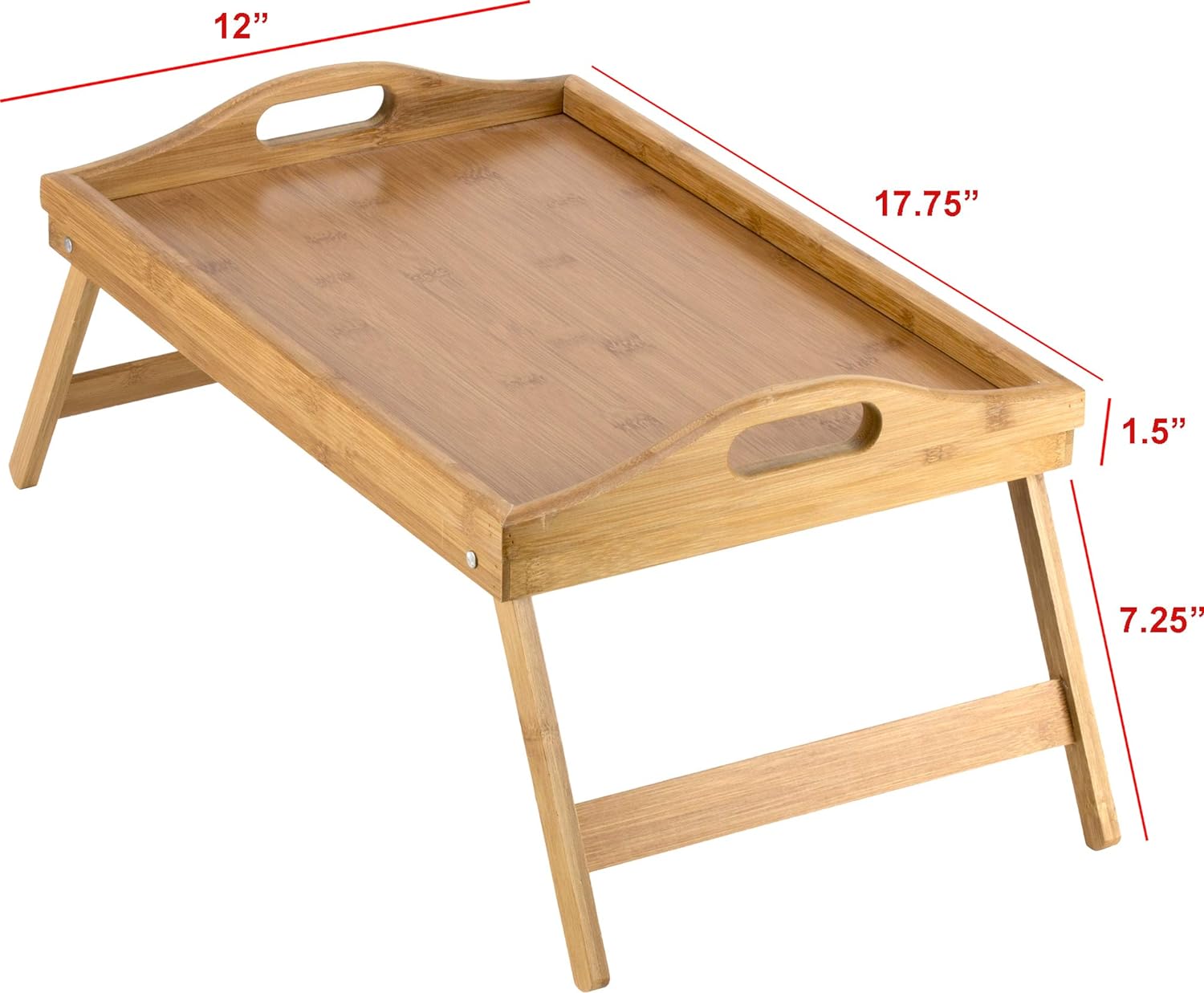 Raxiva-bed table tray with collapsible legs