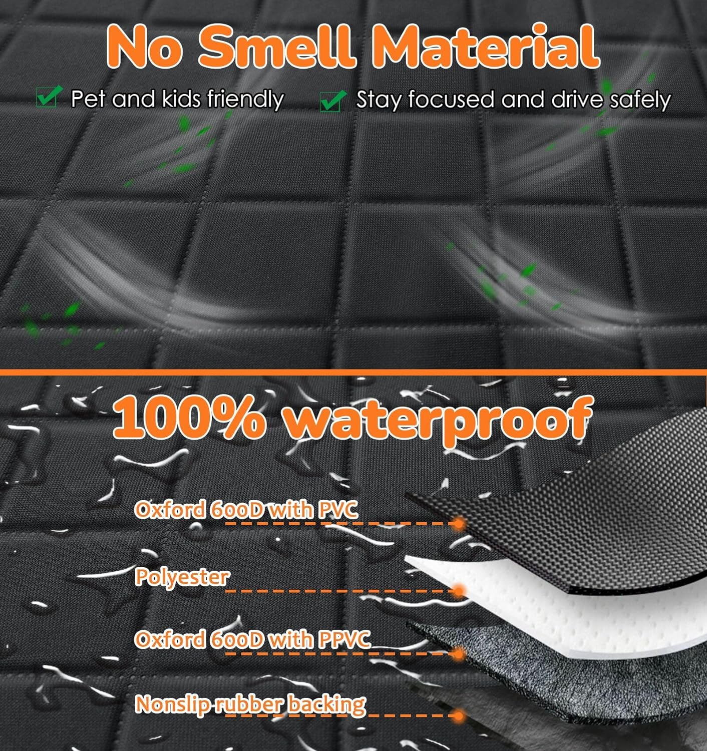 Raxiva-dog car seat protector