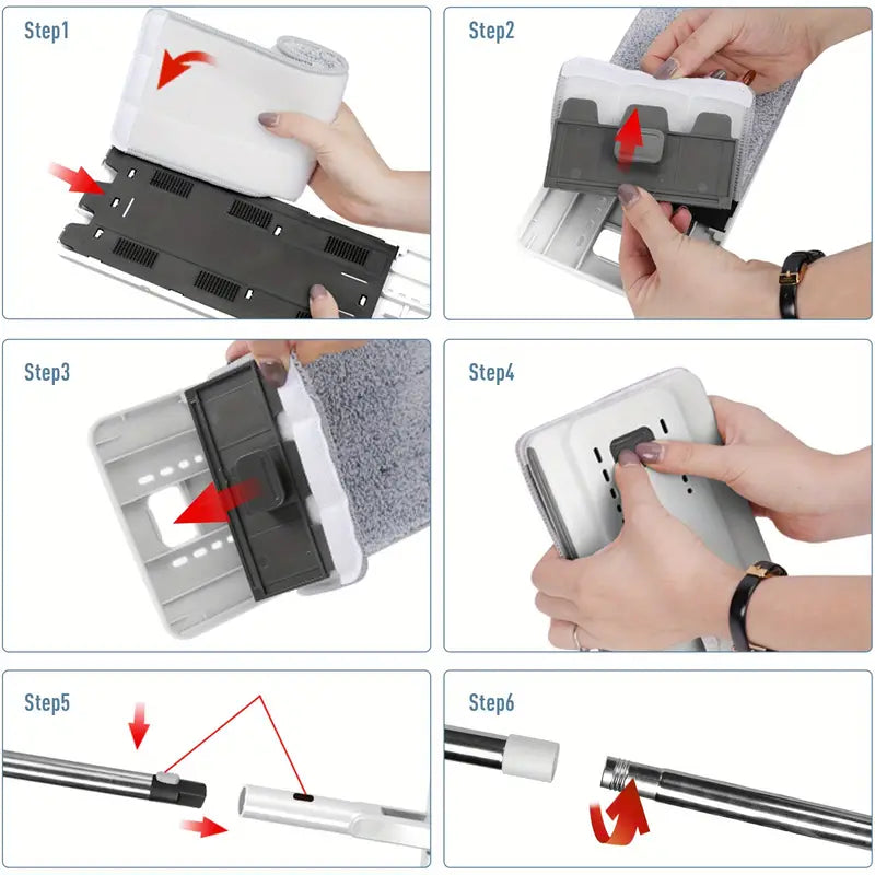 Raxiva-serpilliere 360 avec seau essoreur 1 incluse