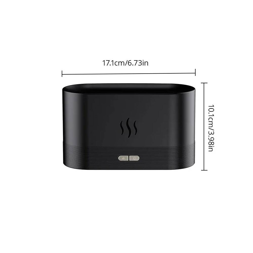 Raxiva-ultrasonic air humidifier led flame effect enhance your atmosphere