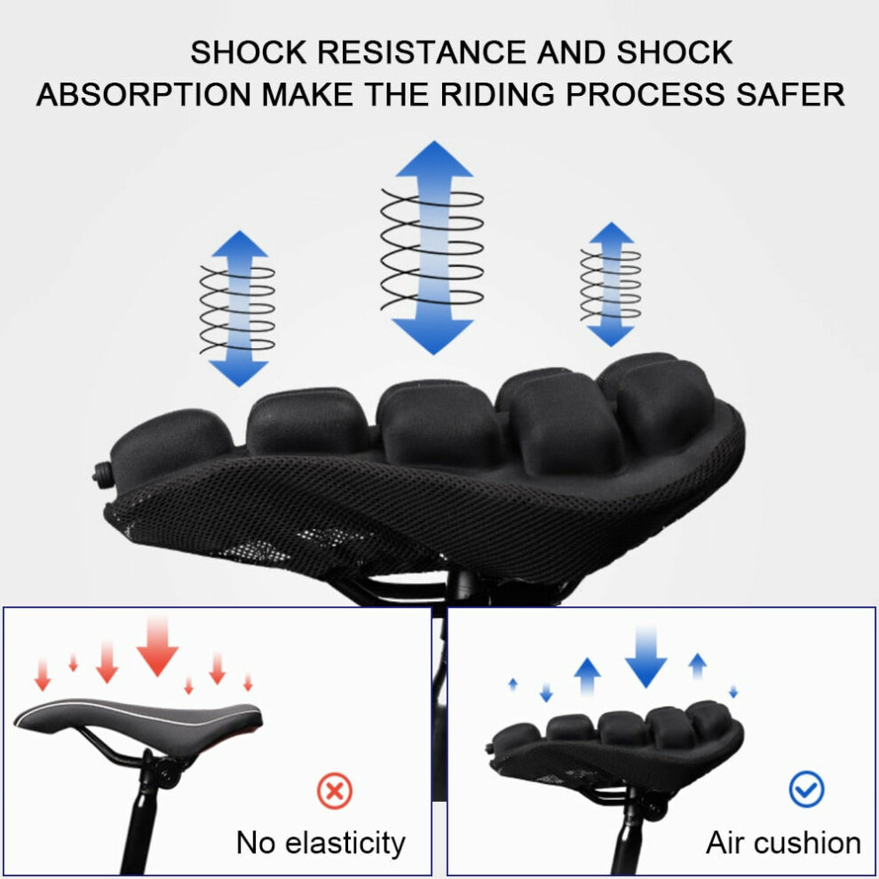 Raxiva-bicycle decompression seat cushion