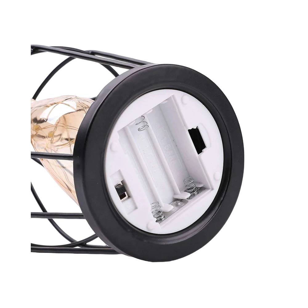 Raxiva-vintage birdcage table lamp timeless elegance for your space