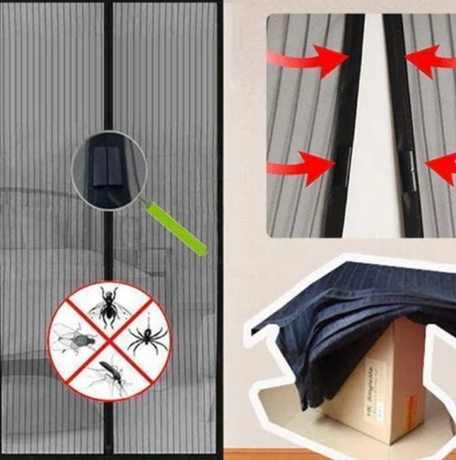 Raxiva-insectes protection porte moustiquaire magnetique