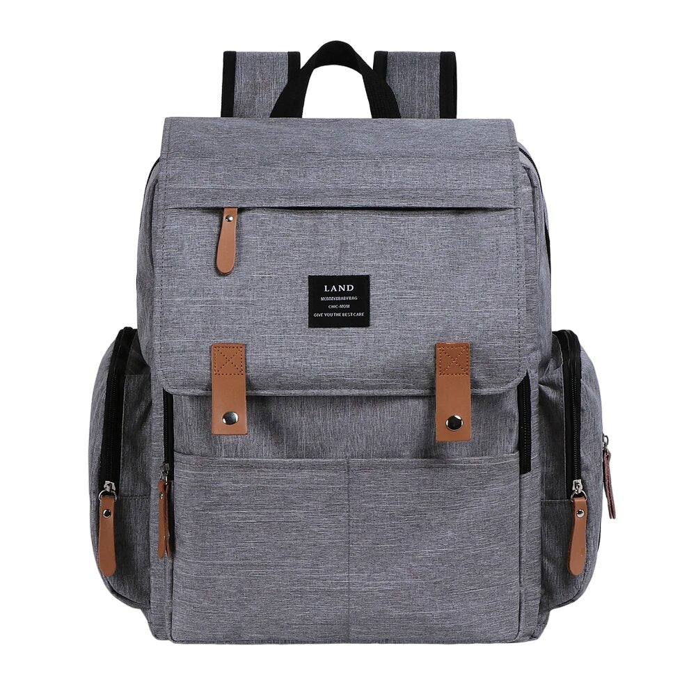 Raxiva-spacious diaper backpack stylish functional modern parents