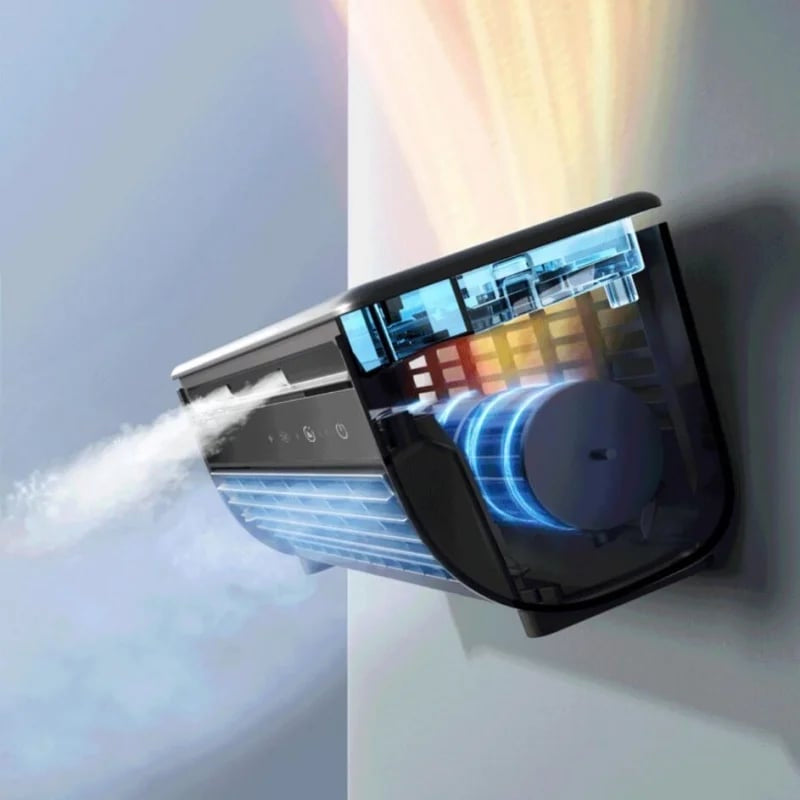 Raxiva-wireless rechargeable air conditioner