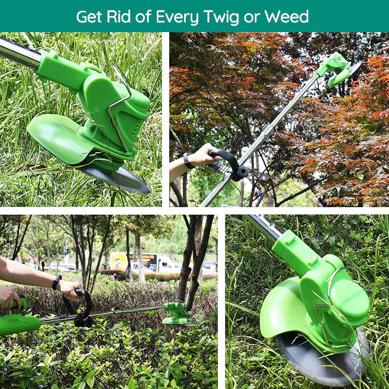 Raxiva-powerful electric battery operated cordless lawn trimmer