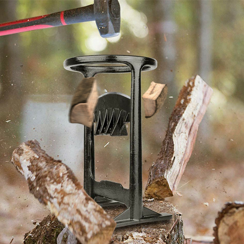 Raxiva-wood splitter simplifies wood splitting