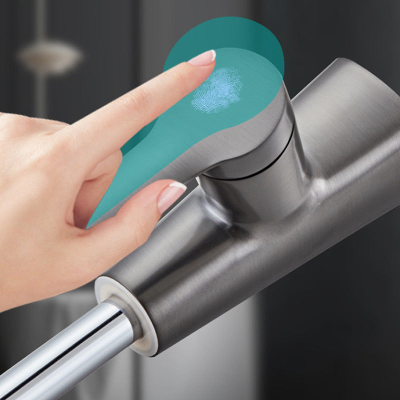 Raxiva-single hole basin faucet with pull out spray head