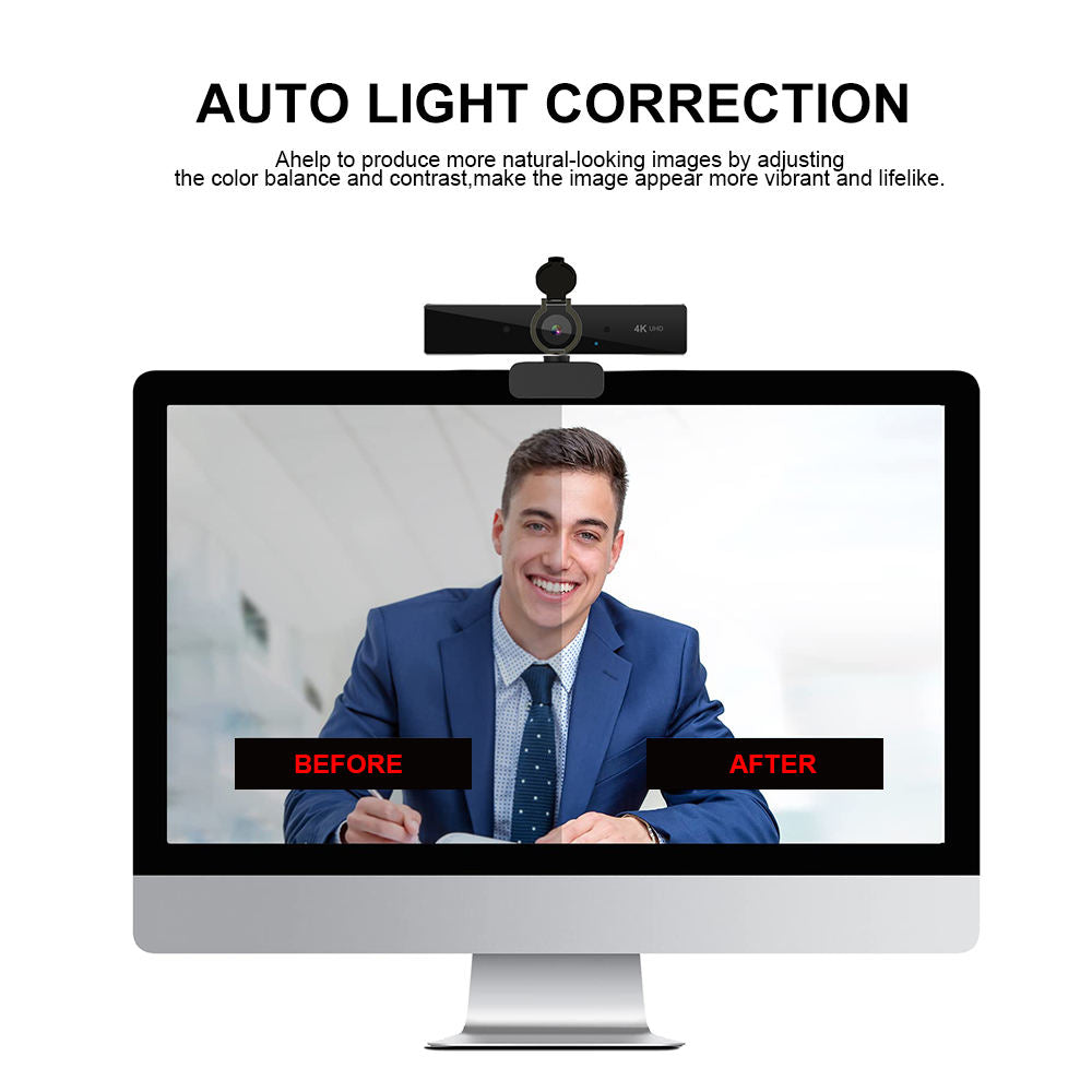 Raxiva-4k ultra hd webcam