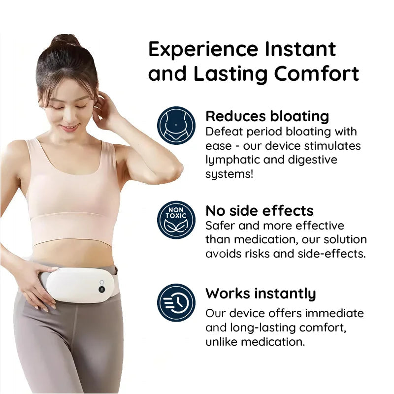 Raxiva heating pad for menstrual pain