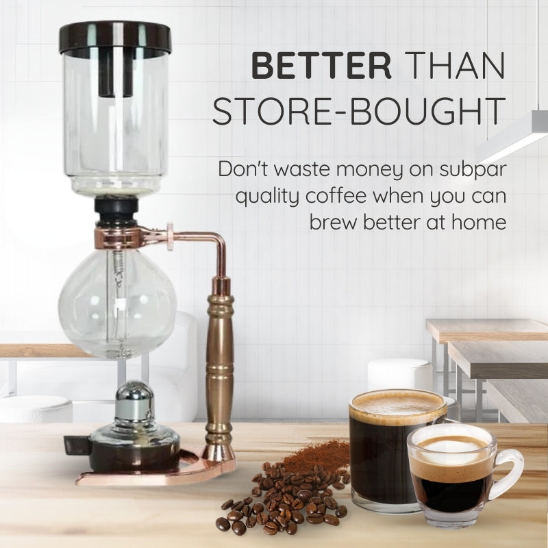 Raxiva japanese siphon coffee maker