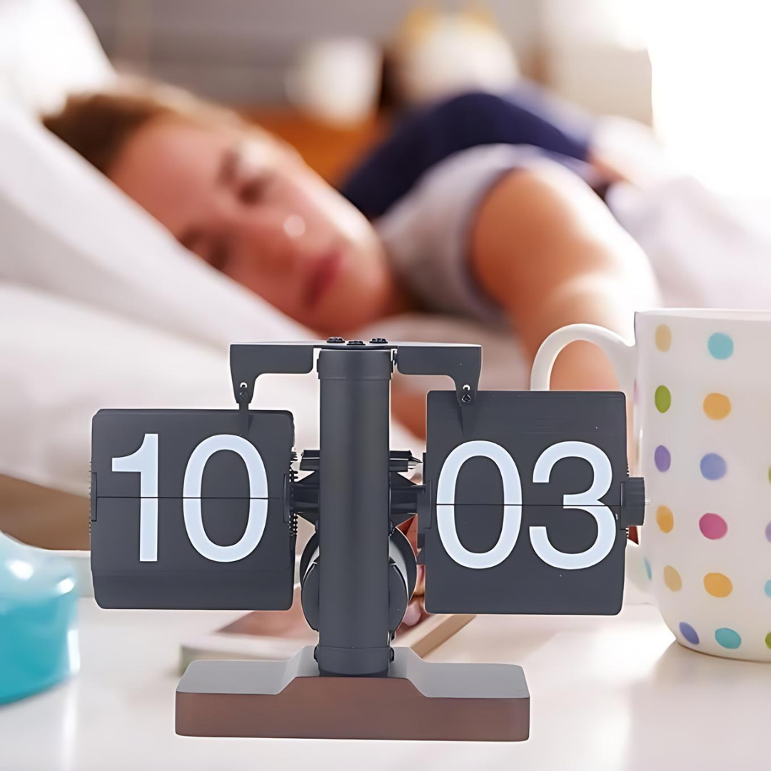 Raxiva-horloge vintage flip l elegance du temps