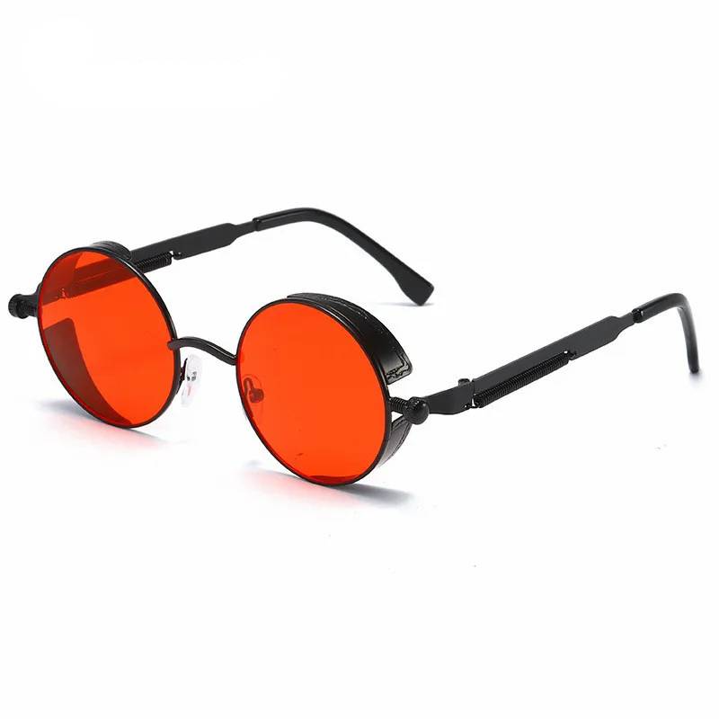 Raxiva-unisex vintage round sunglasses classic style modern protection