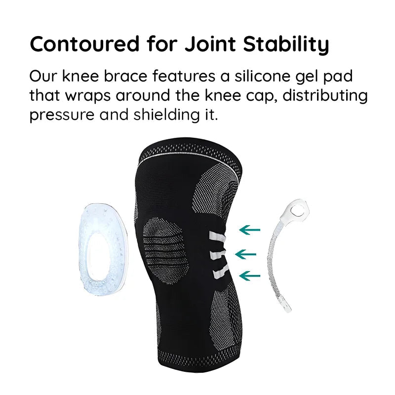 Raxiva meniscus knee brace stabilizer