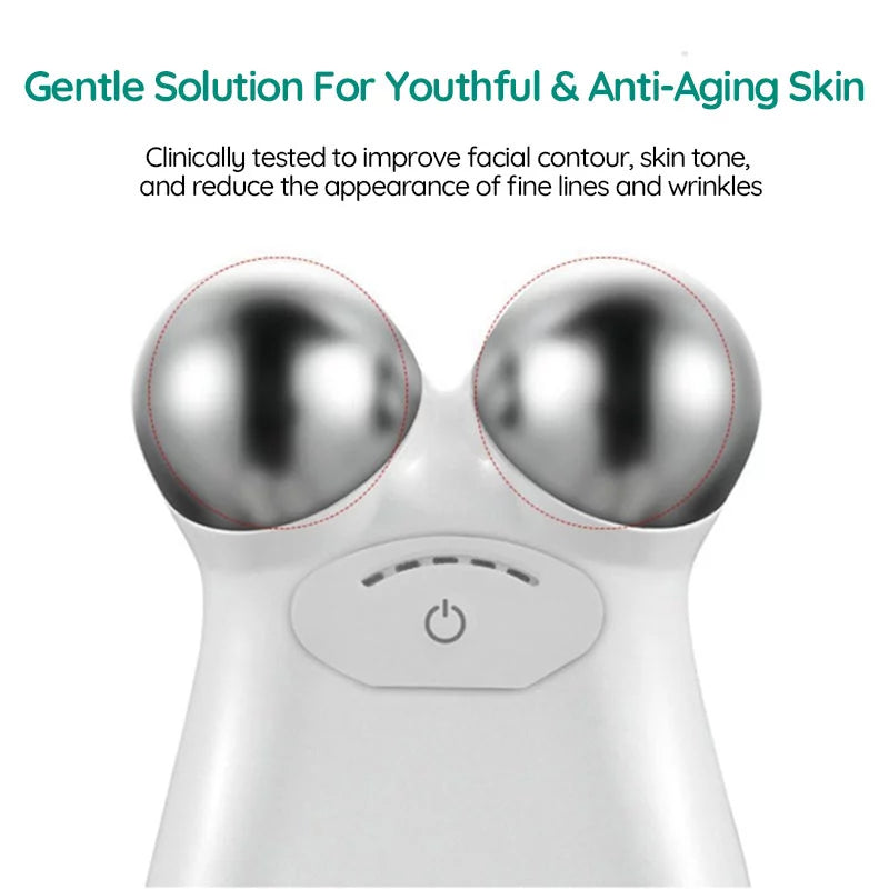 Raxiva microcurrent facial roller