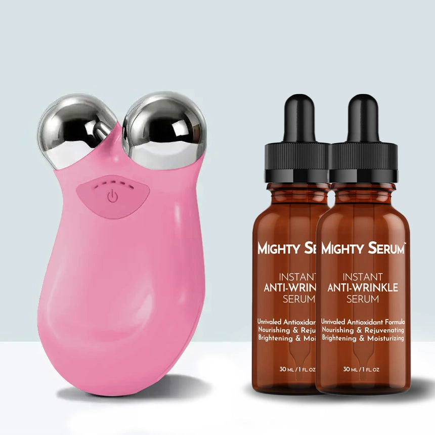 Raxiva microcurrent facial roller