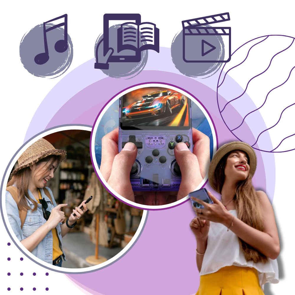 Multiple Emulator Retro Handheld Console-Raxiva-TECH7491683123261, Multiple Emulator Retro Handheld Console, , Raxiva, TECH,