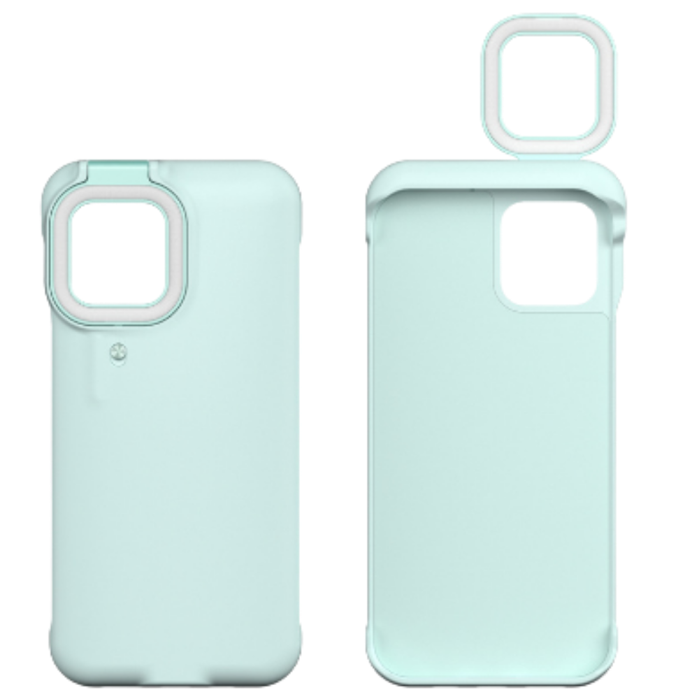 Phone Case With LED Ringlight-Raxiva-Blue-Iphone-12-SKU38841708347064381TECH7491700424765, Phone Case With LED Ringlight, , Raxiva, TECH,