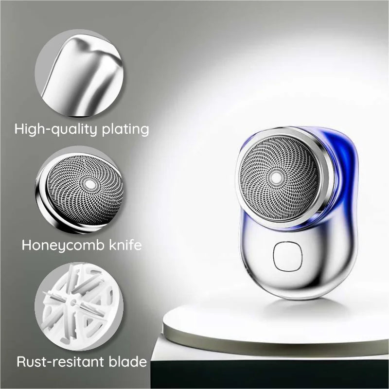 Raxiva pocket size usb electric shaver