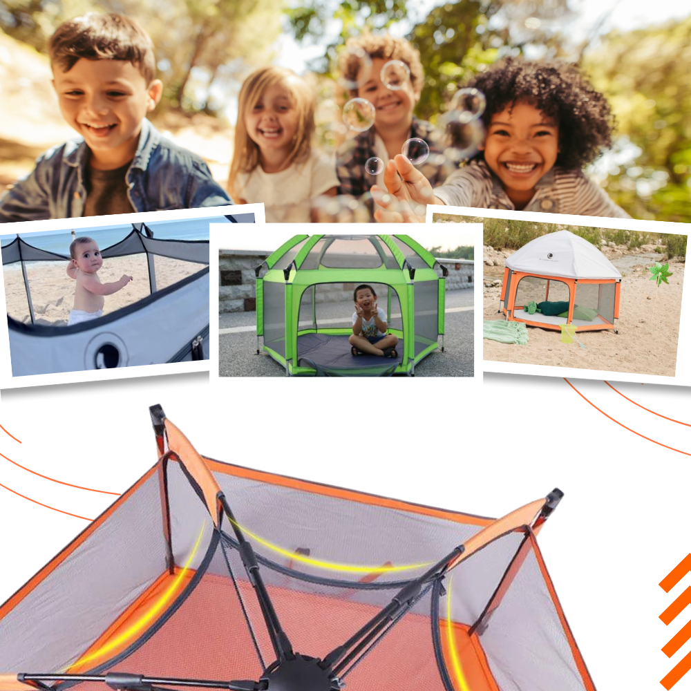 Pop-up Mesh Children's Playpen-Raxiva-SPORT7491682369597, Pop-up Mesh Children's Playpen, , Raxiva, SPORT,