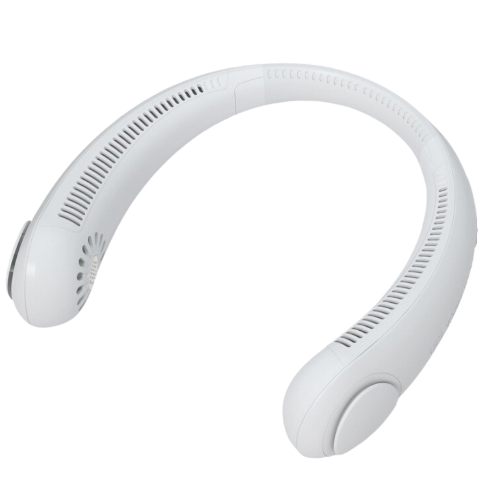 Portable Mini Rechargeable Neck Fan-Raxiva-White-SKU38841708377604157TECH7491715694653, Portable Mini Rechargeable Neck Fan, , Raxiva, TECH,