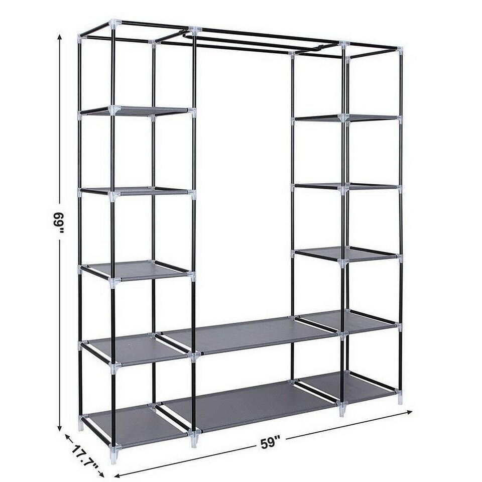 Portable Wardrobe Closet-Raxiva-SKU38841708203704381Portable Wardrobe Closet7491668934717, Portable Wardrobe Closet, , Raxiva, Portable Wardrobe Closet,