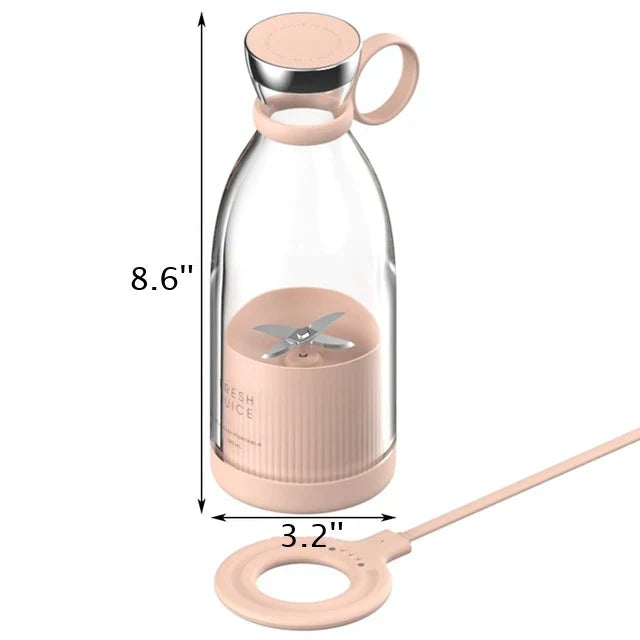 Raxiva-fresh juice portable mini blender usb chargeable