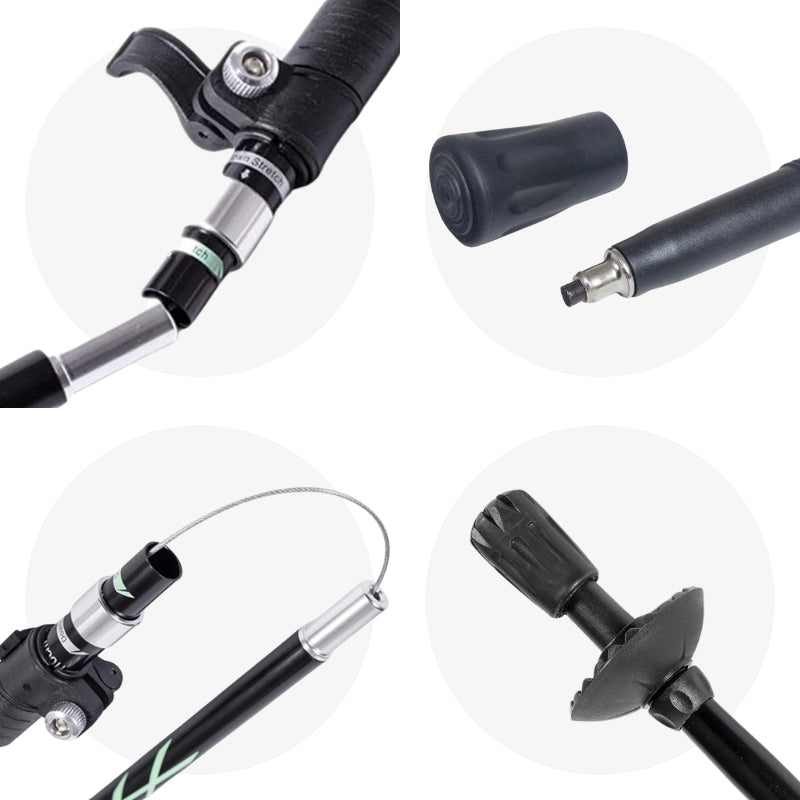 Raxiva premium automatic retractable hiking pole