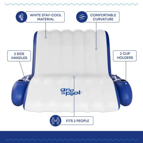 Premium Pool Chair Float-Raxiva-SKU38841708190007357Premium Pool Chair Float7491666477117, Premium Pool Chair Float, , Raxiva, Premium Pool Chair Float,