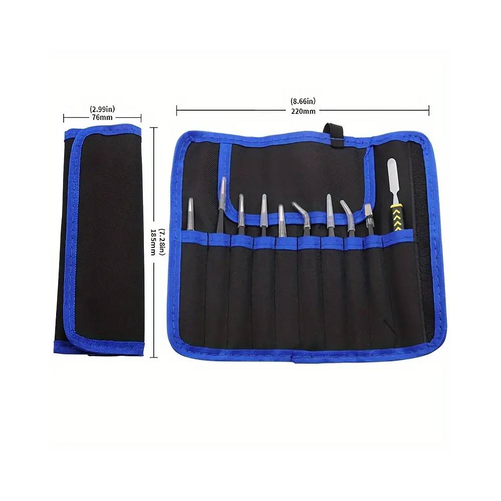 Raxiva-precision tweezers set professional tools for grooming and crafting