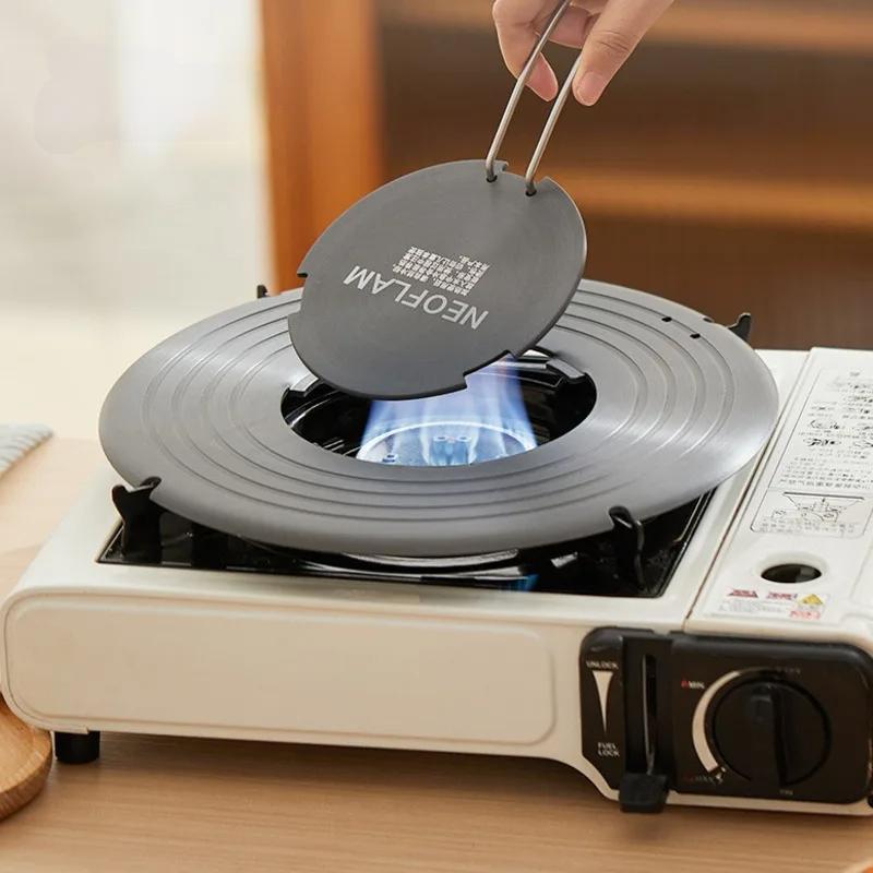 Raxiva - Aluminum Alloy Heat-Conductive Discs – Gas Stove Pot Protectors for Even Cooking, Anti-Burning, Thawing & Heat Insulation