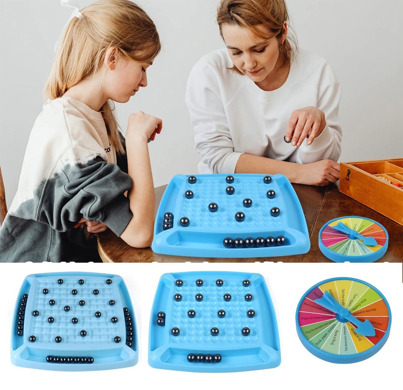 Raxiva - Battle Magnetic Chess Set with Penalty Roulette – A Thrilling Twist on Classic Strategy with Portable Storage Pouch!
