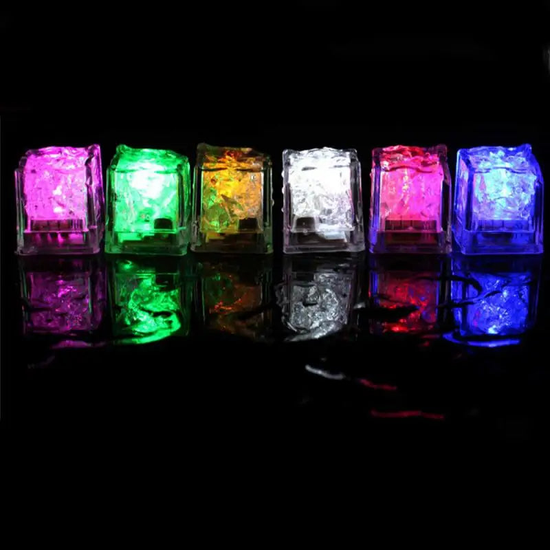 Raxiva - Glowing LED Ice Cubes – Ignite Fun with Fast-Flash Water Toys for Vibrant Party Decorations and Magical Drinks!